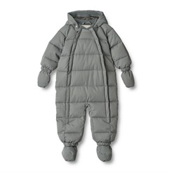 Wheat Puffer baby suit Edem - Autumn sky